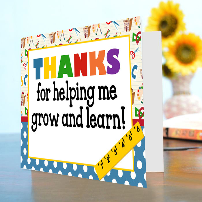 Teacher Card V