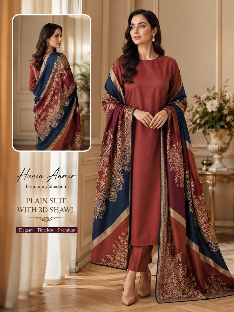 Libas e Yousaf Karandi Khaddar Unstitched Suit - DESIGN 03