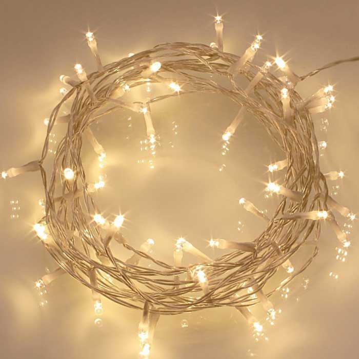 2 Pure White Fairy Lights Each - 20 ft