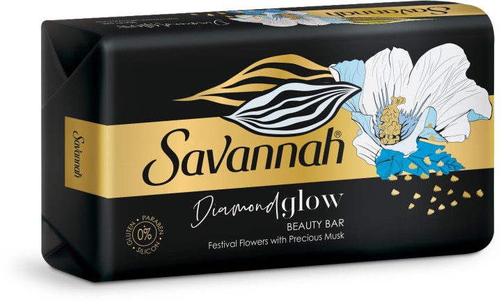 Savannah Diamond Glow Beauty Soap 125g