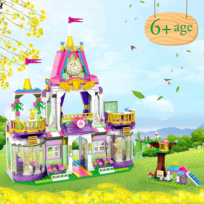 Royal Castle Building Blocks Kit for Girls | 687PCS- LXA458