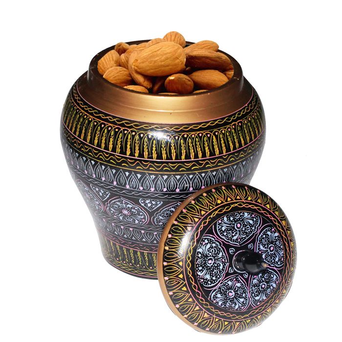 Almonds In Wooden Box