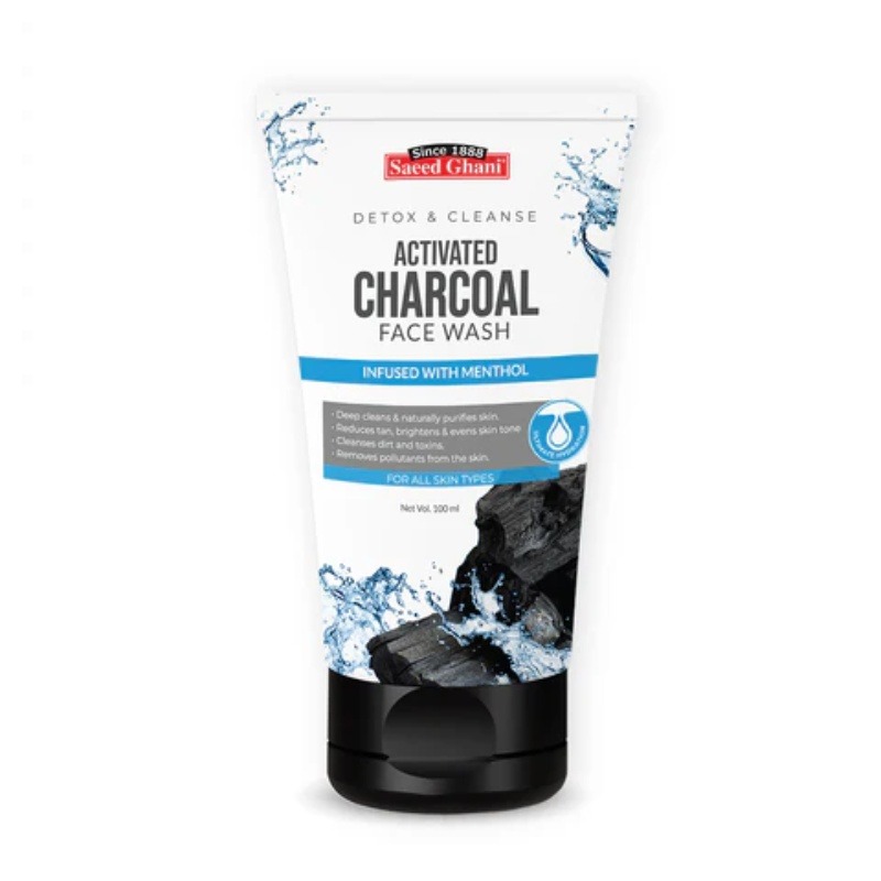 Saeed Ghani Detox And Cleanse Activated Charcoal Face Wash 150ml
