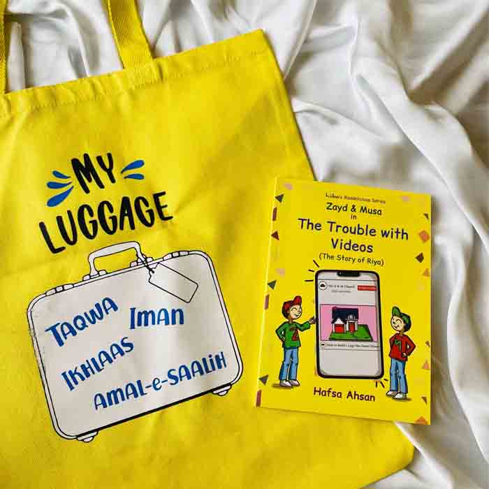 Zayd and Musa Book With Bag
