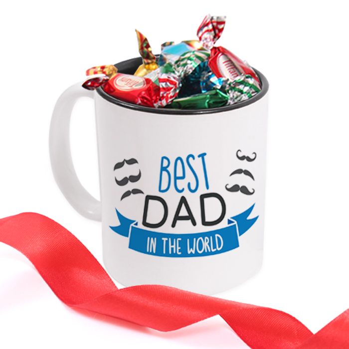 Best Dad Mug with Candies