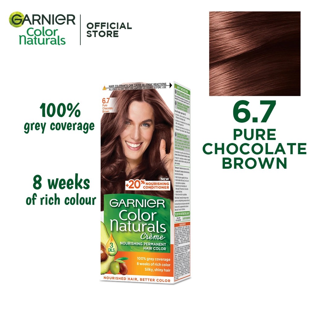 Garnier Hair Colour Sparkle Pure Chocolate Brown 6 7