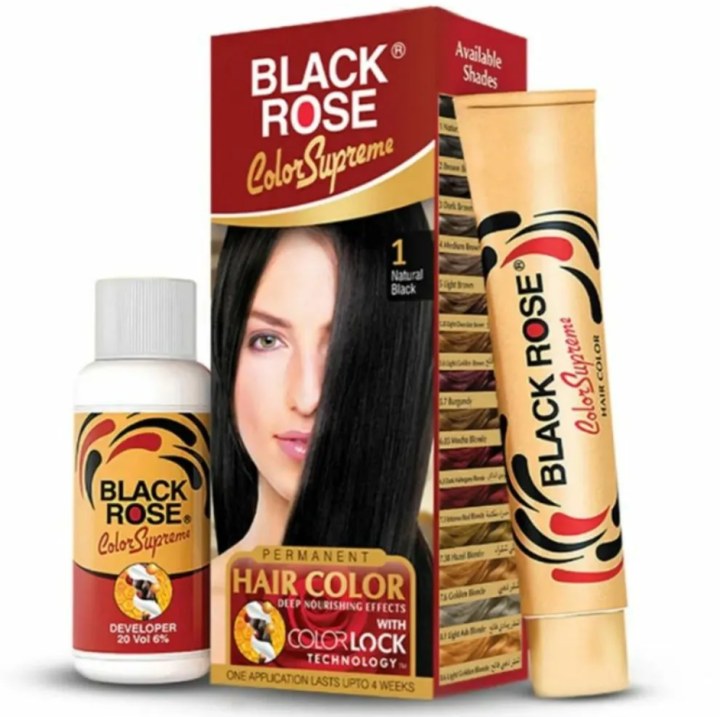 Black Rose 1 Natural Black Colour