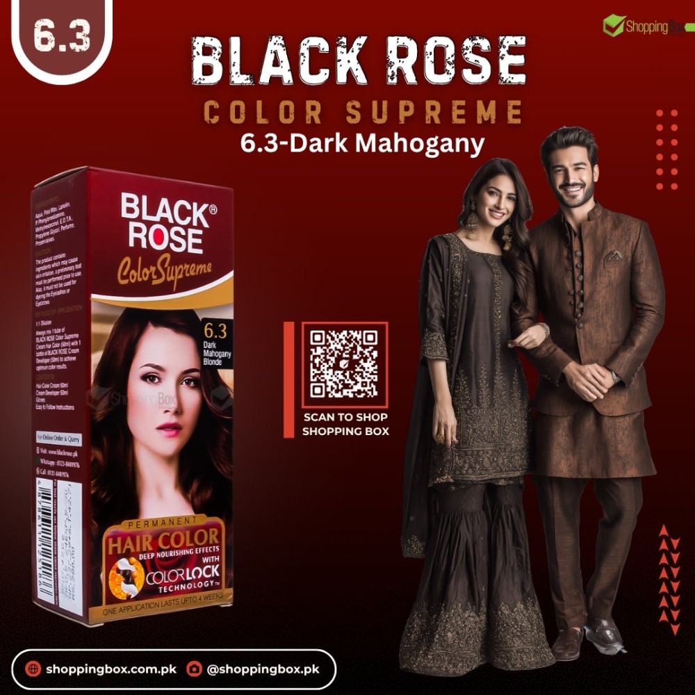 Black Rose Hair Colour Dark Mahogany Blonde 6.3