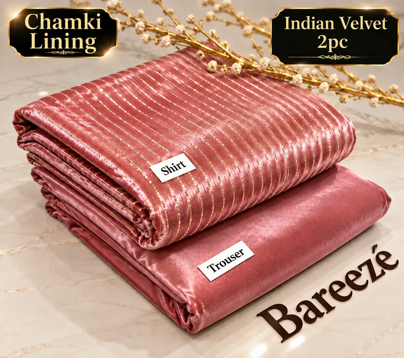 Indian Velvet 2pc with Chamki Lining Vol 26-27 - DESIGN 05