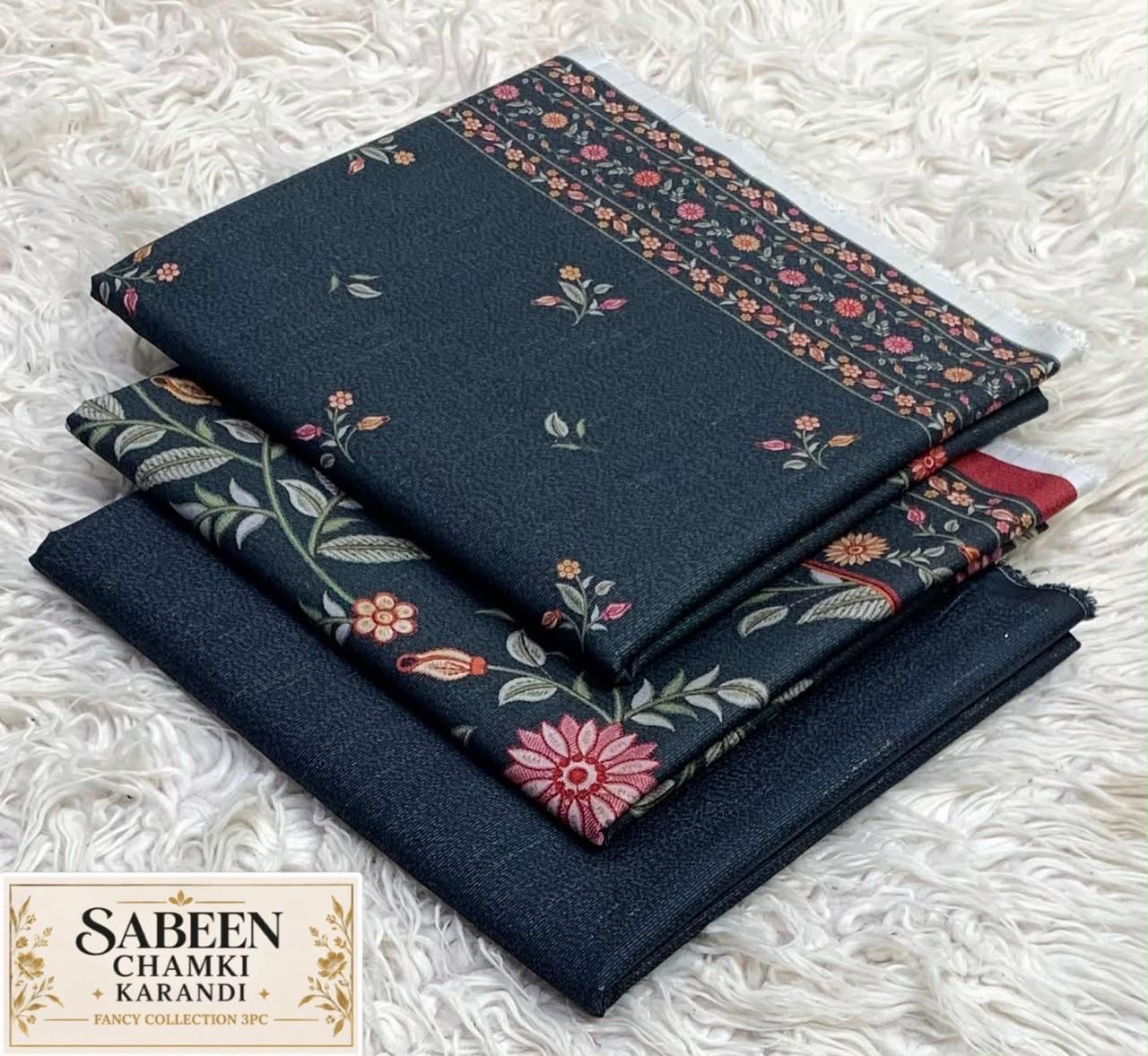 Sabeen Chamki Karandi Airjet 3pc - DESIGN 01