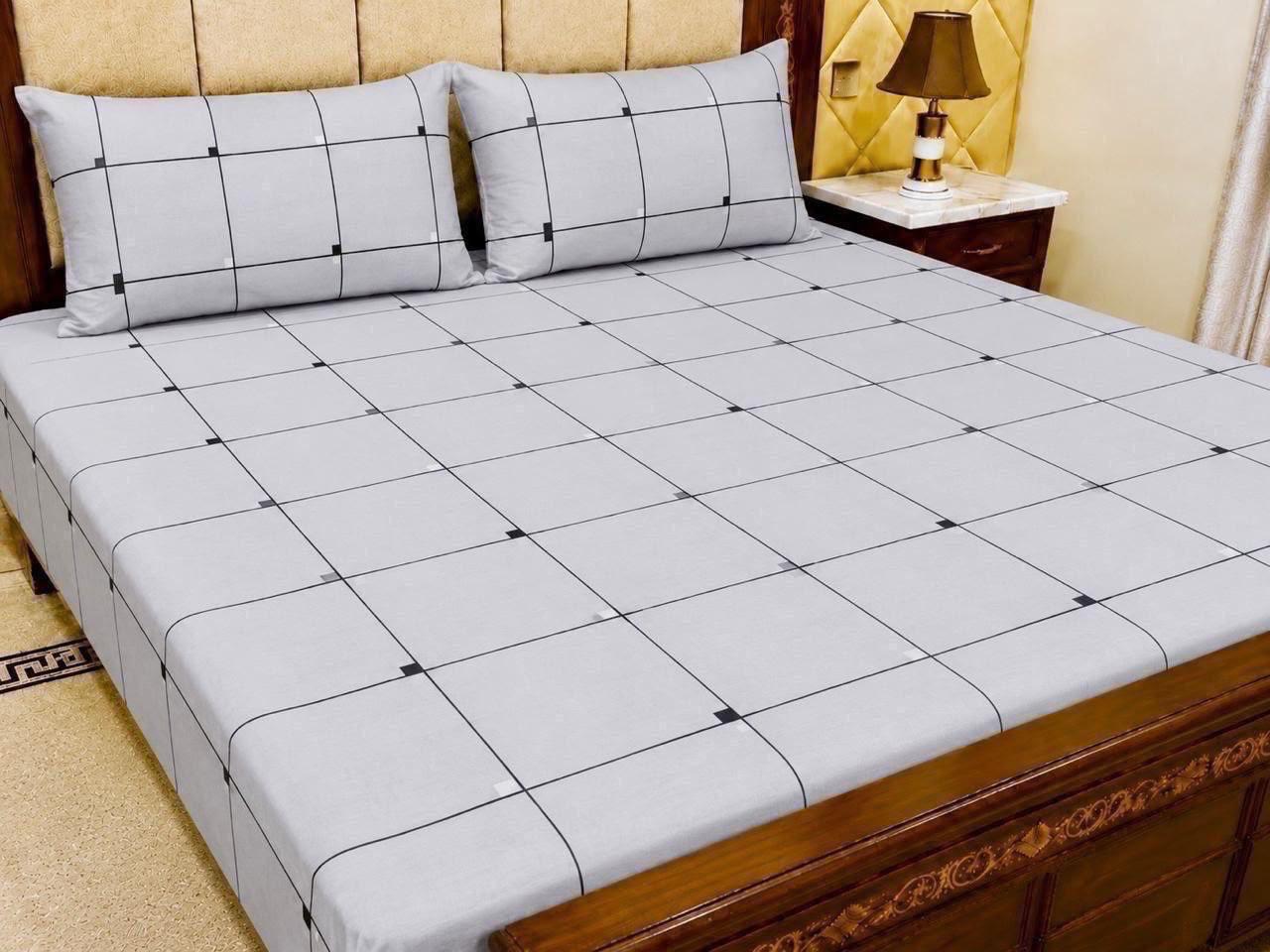 4pc Cotton BedSheet Set 60x90" - Design 13