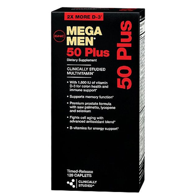 GNC Mega Men 50 Plus 120 Caplets