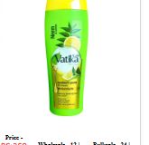 Vatika Shampoo Yellow Neem And Lemon 180ml
