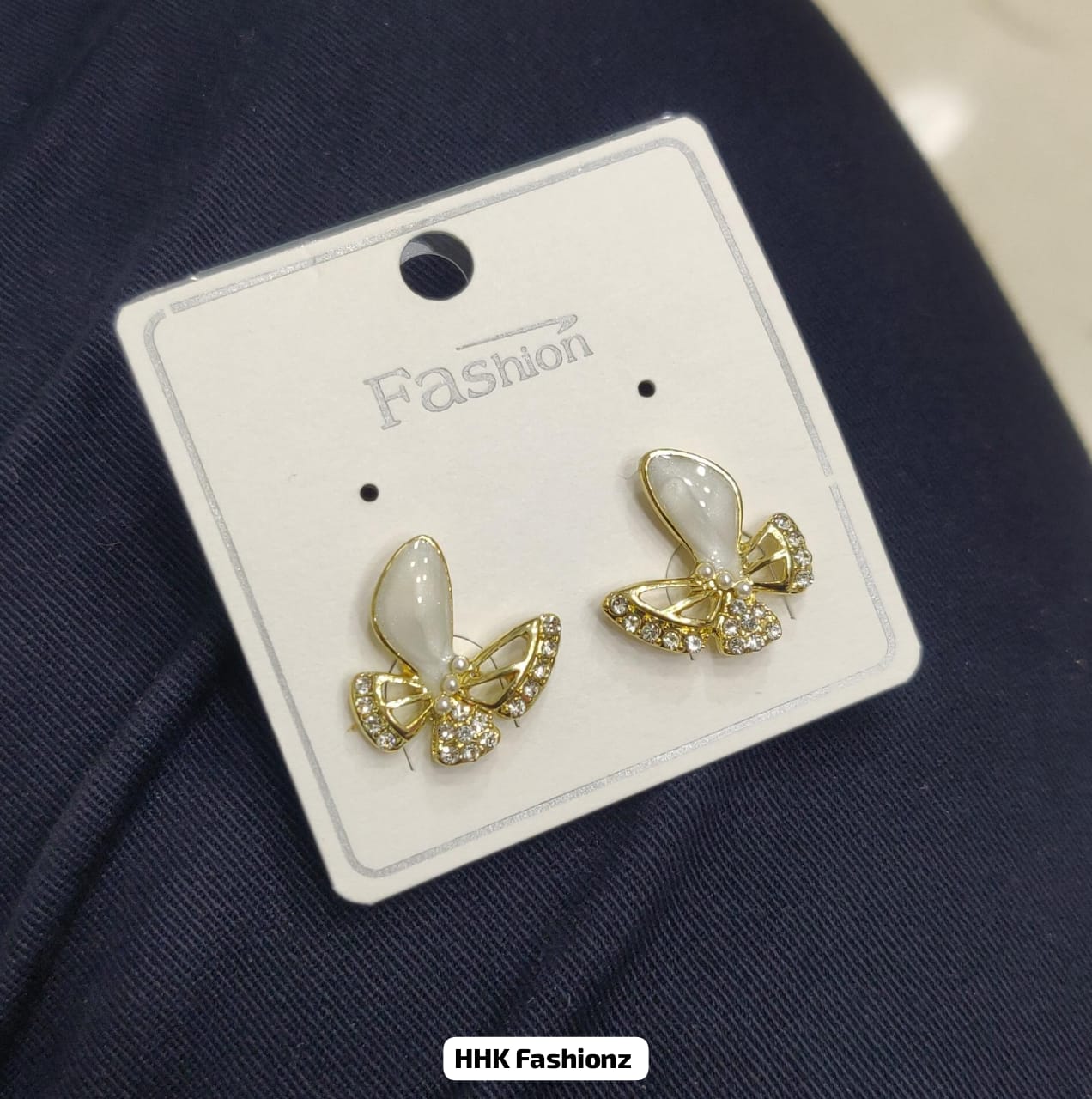 Golden Fancy Earrings - DESIGN 20