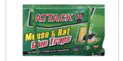 Attack Mouse and Rat Glue Traps Pack