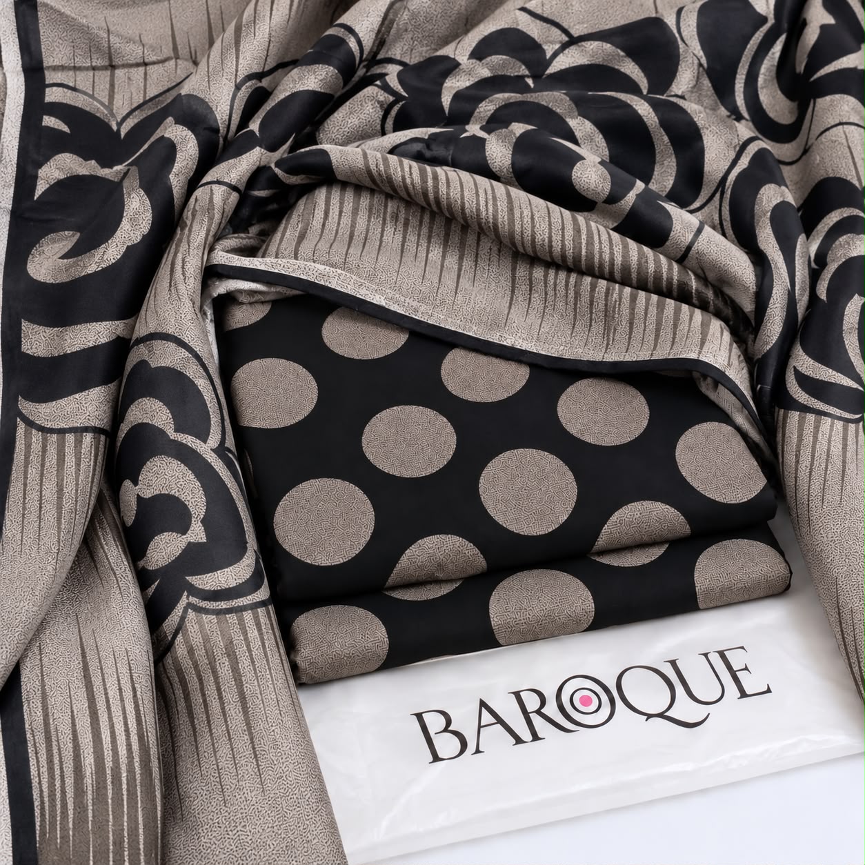 Barouqe 2799 Print Dhanak 3pc - DESIGN 08