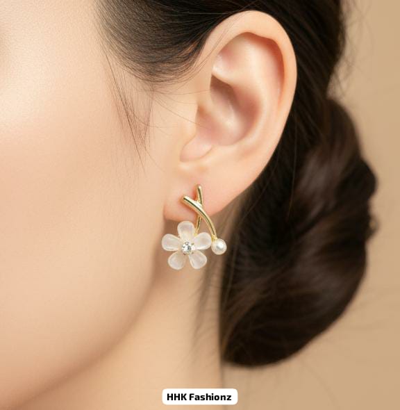 Golden Fancy Earrings - DESIGN 21