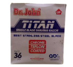 Dr John Titan Single Blade Shaving Razor 36pcs