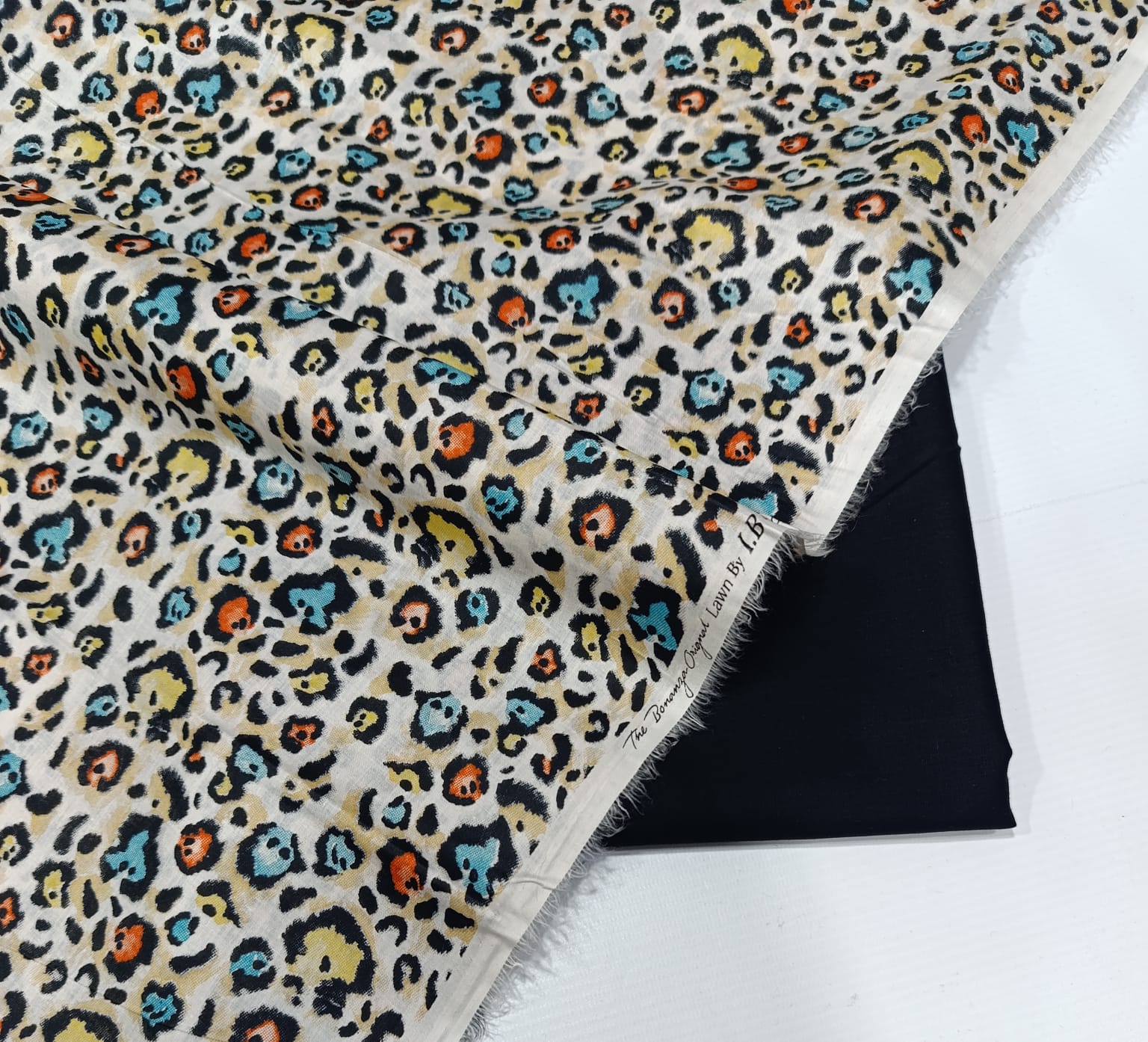 Bonanza 2pc Lawn Summer Collection - Leopard Black
