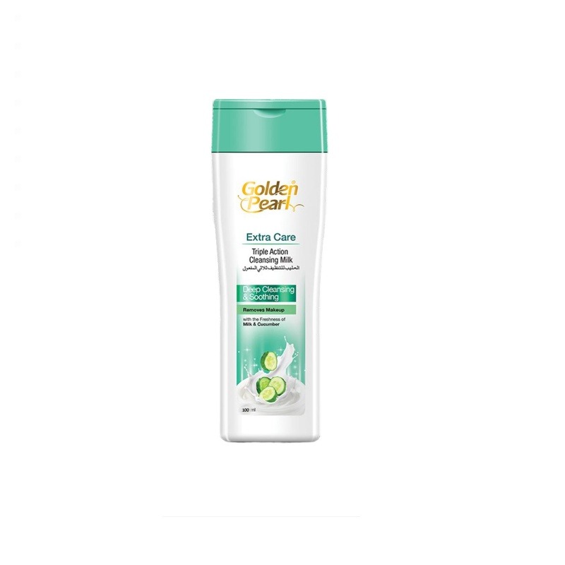 Golden Pearl Extra Care Triple Action Cleansing Milk Deep Cleansing And Soothing 100 ML