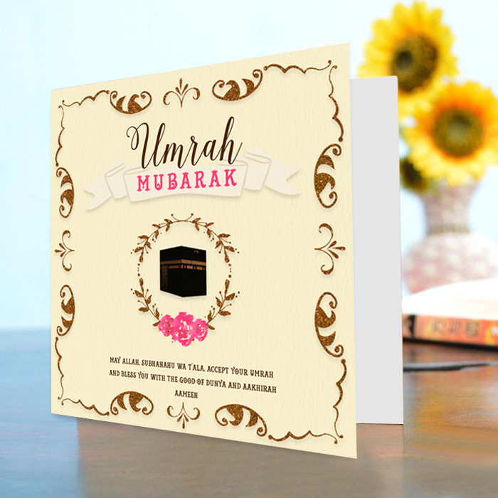 Umrah Mubarak Card