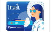 Trust Sanitary Napkins Long 9 Pads