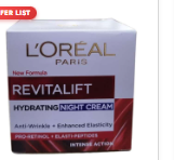 Loreal Revitalift Hydraying Night Cream 50ml