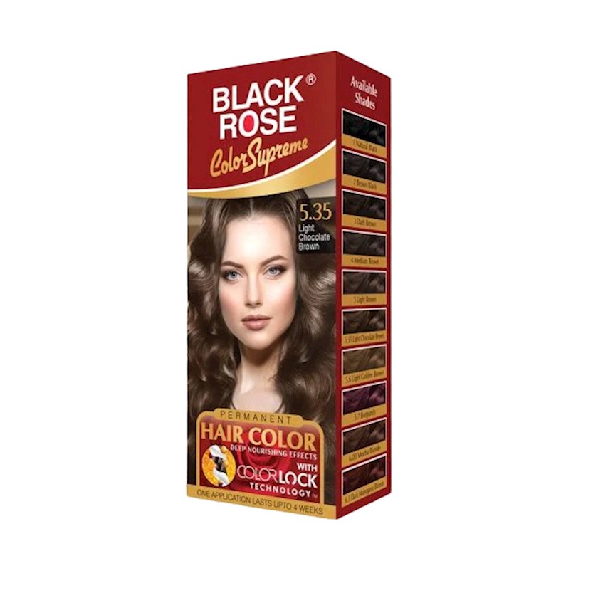 Black Rose Light Chocolate Brown 5.35