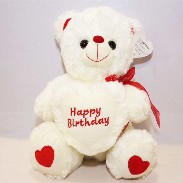 Birthday Teddy Holding Heart