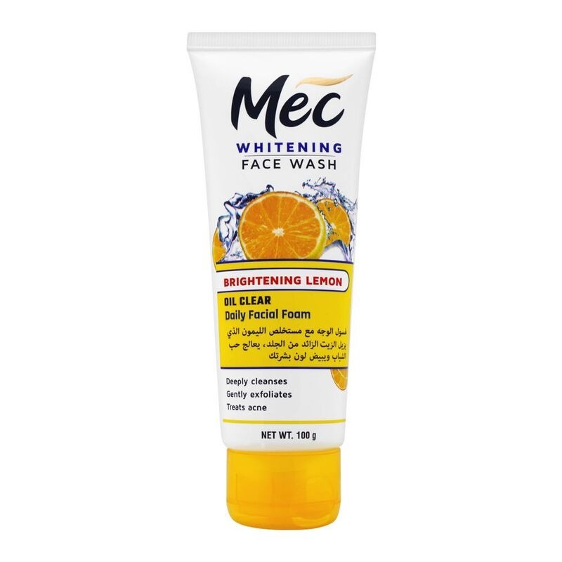 Mec Facewash Brightening Lemon 100GM