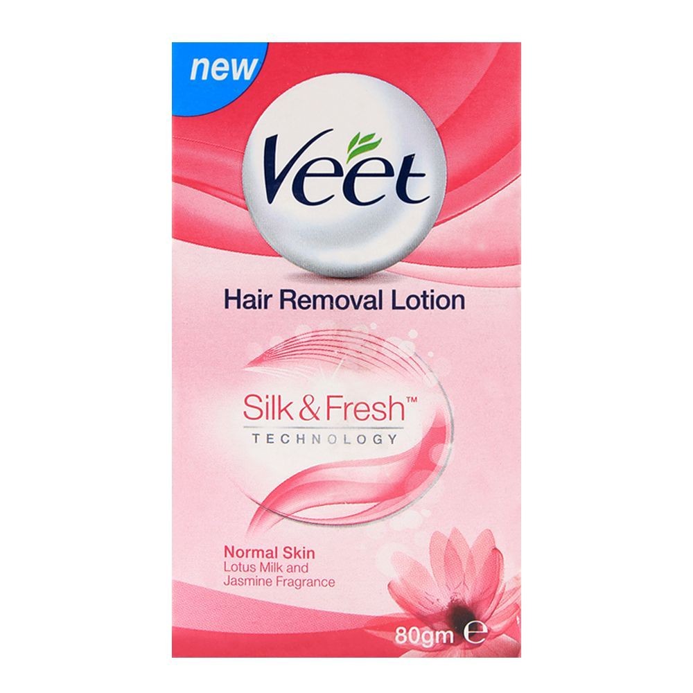 Veet Hair Removal Lotion Normal Skin Pink 80g Medium