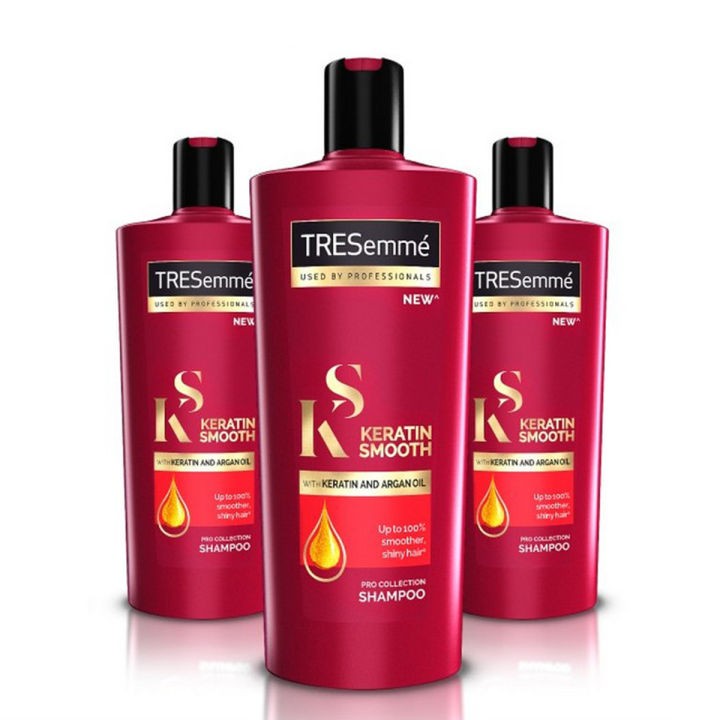 Tresemme Shampoo Keratin Smooth Red 650ml