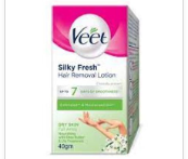Veet Hair Removal Lotion Dry Skin Green 40g Small