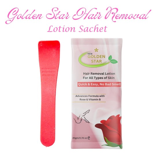 Golden Star Hair Removal 36SACHET Box