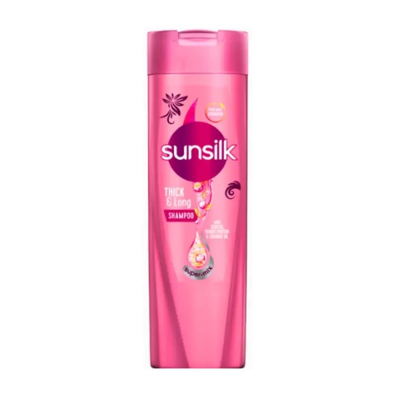 Sunsilk Shampoo Thick And Long Pink 185ml Medium