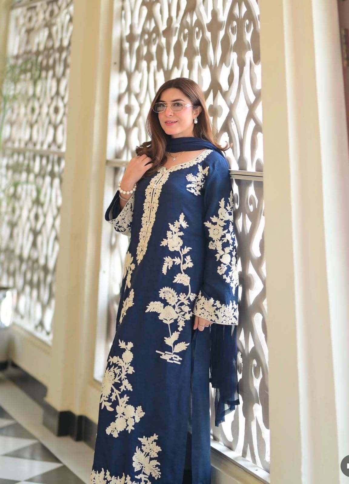 Vintage Wear by Hina Naaz Dhanak 3pc - DESIGN 03